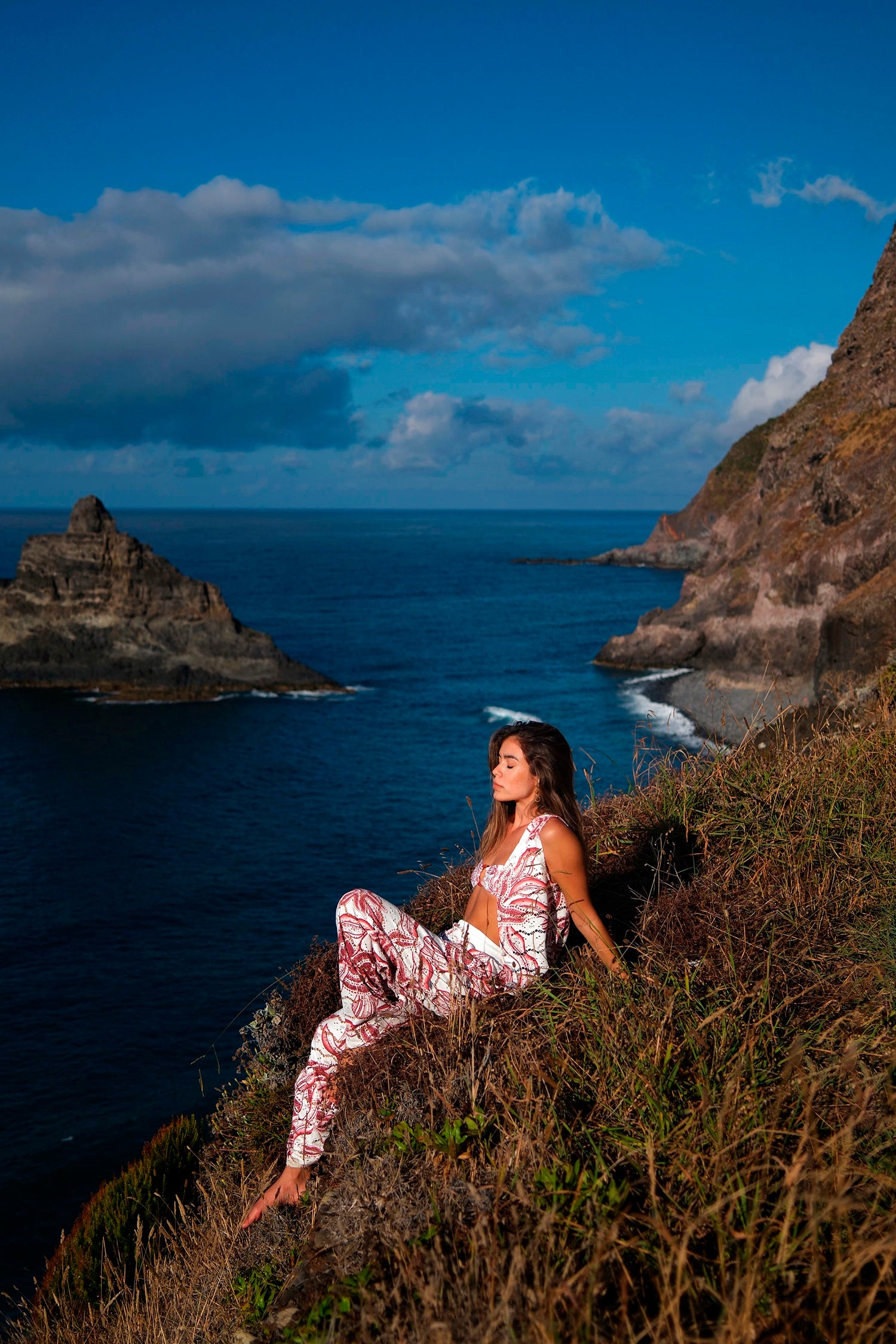 TATAN CHERRY PRINT PANT