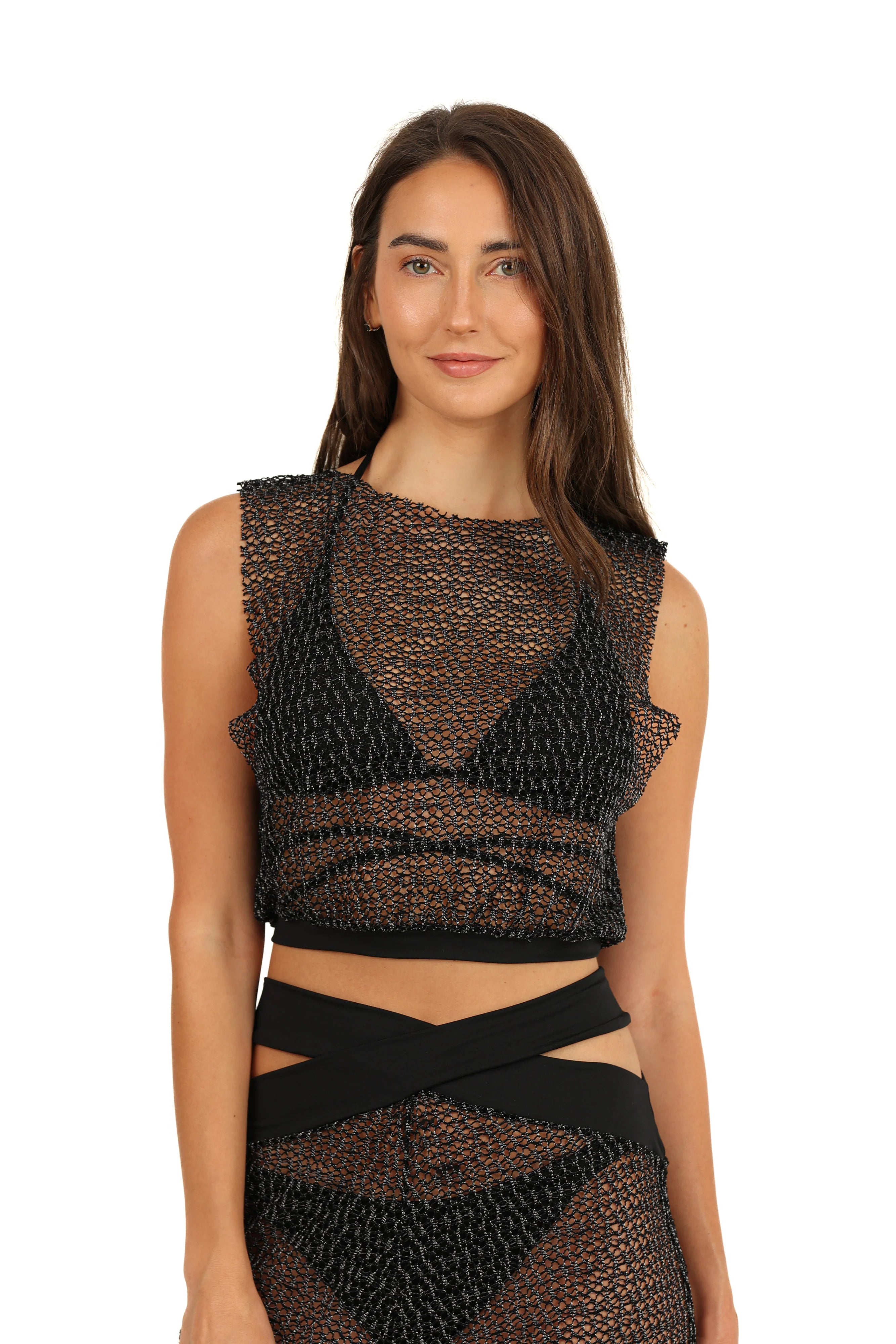 Black Papaya Lace Top