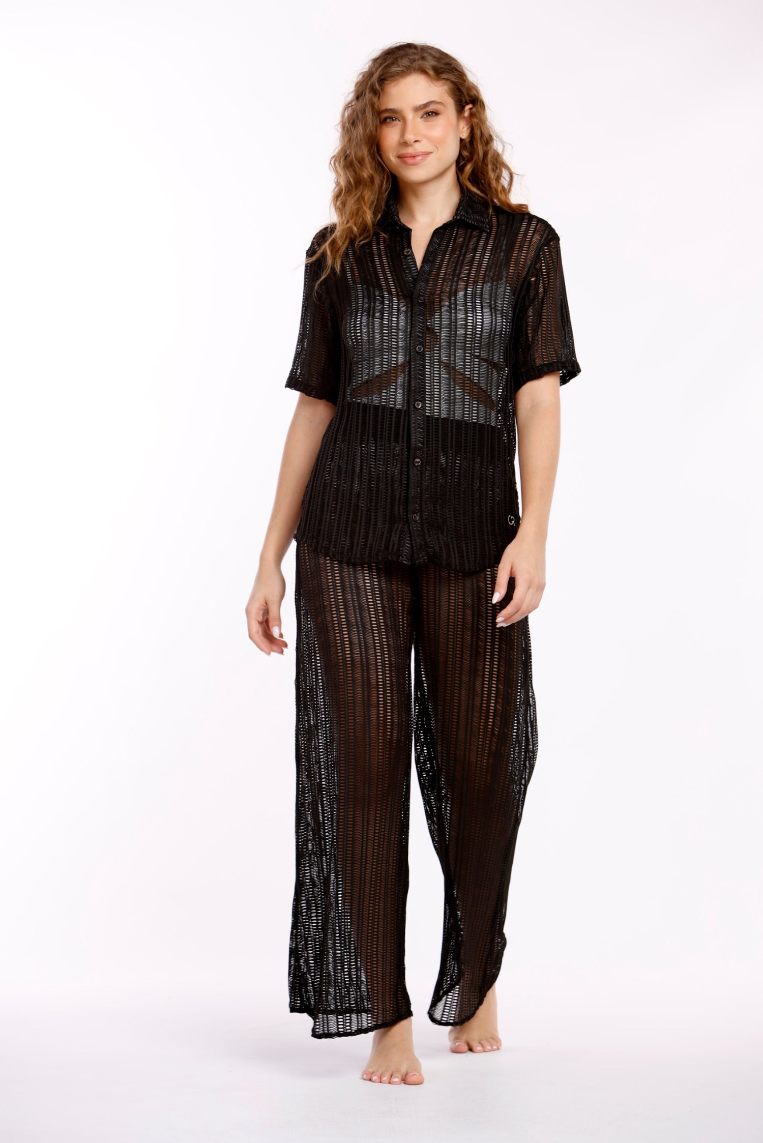 PAPAYA BLACK SHIRT