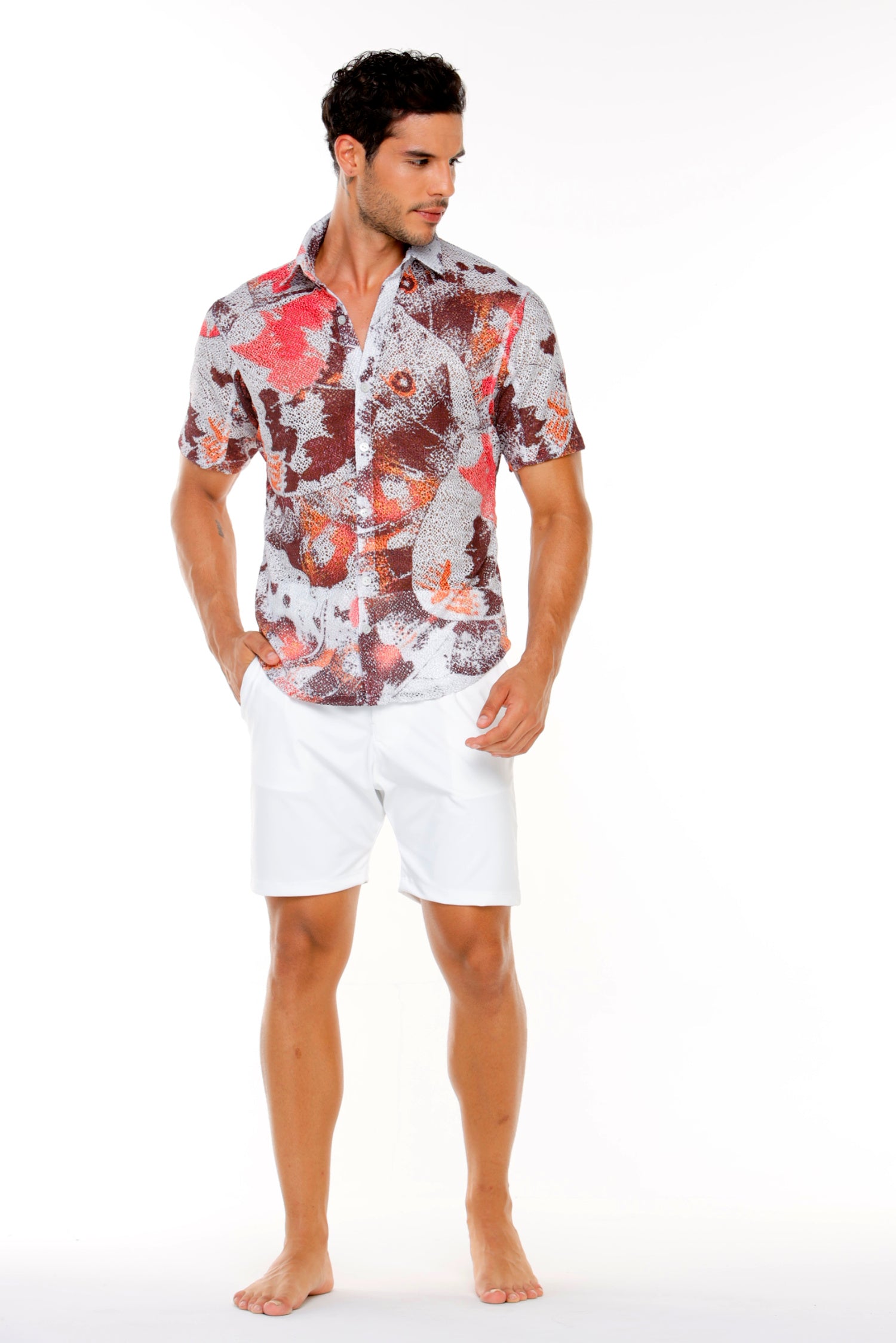 Coral Fauno Papaya Shirt