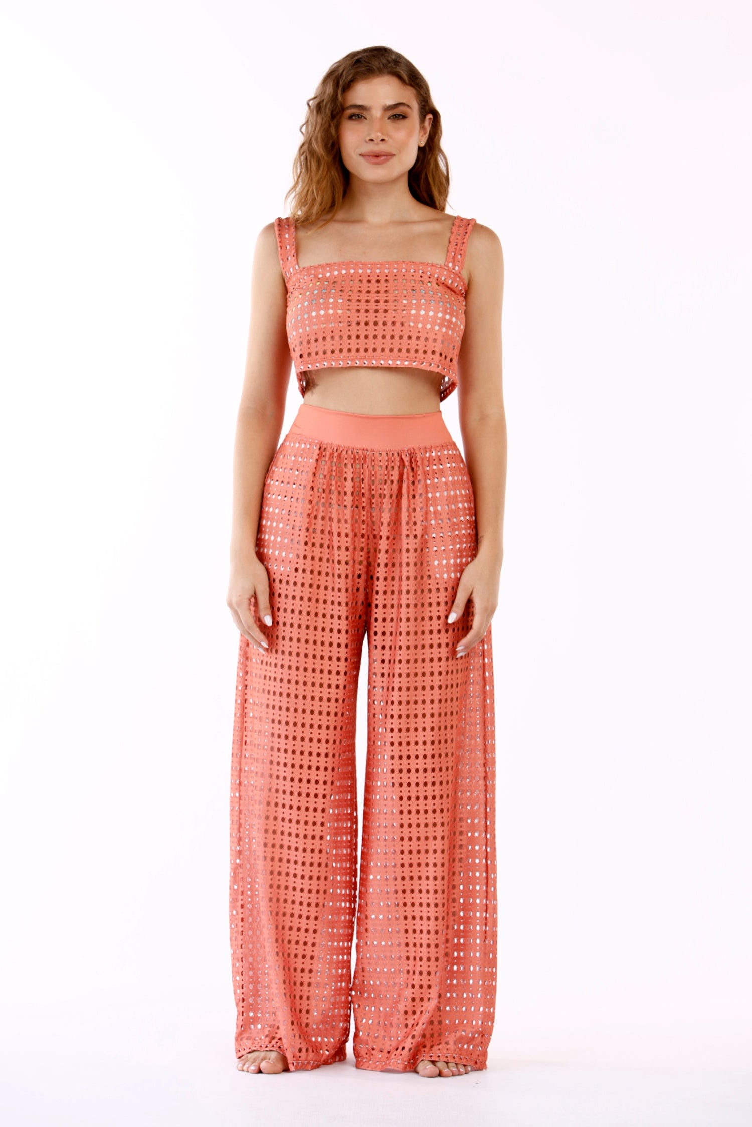 RUBI SALMON TOP