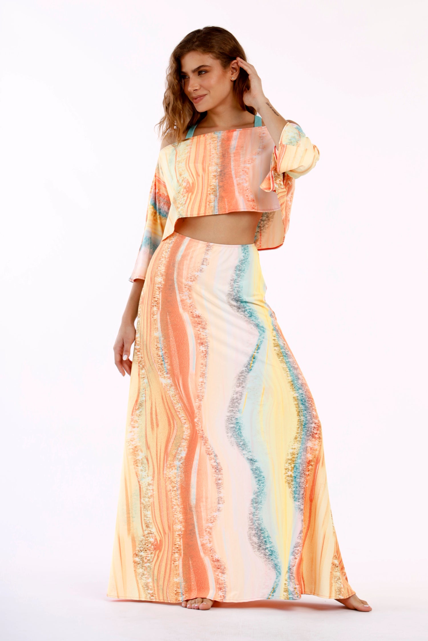 ZAFIRO PRINT SKIRT