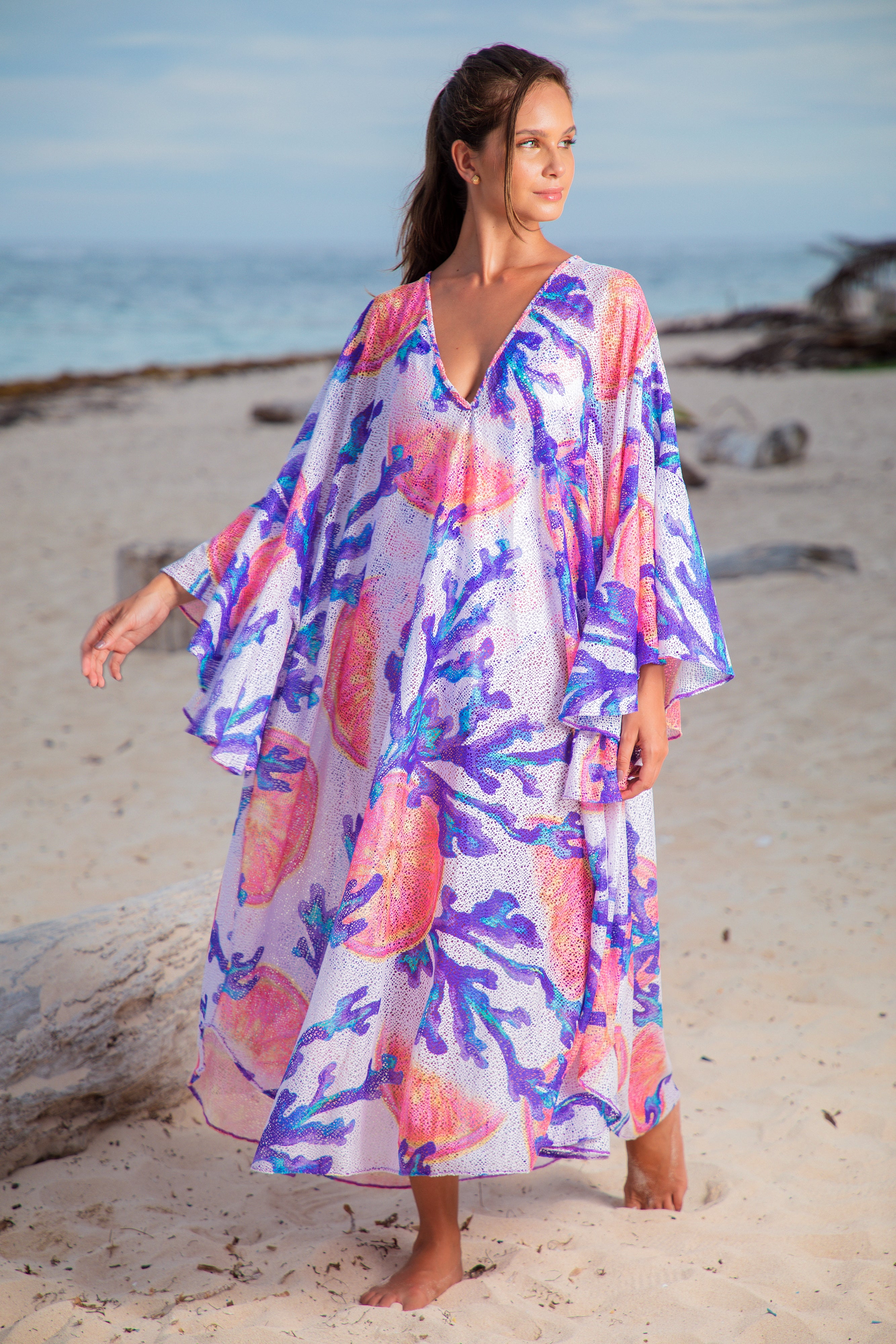 PANDORA LILAC PRINT BIG TUNIC