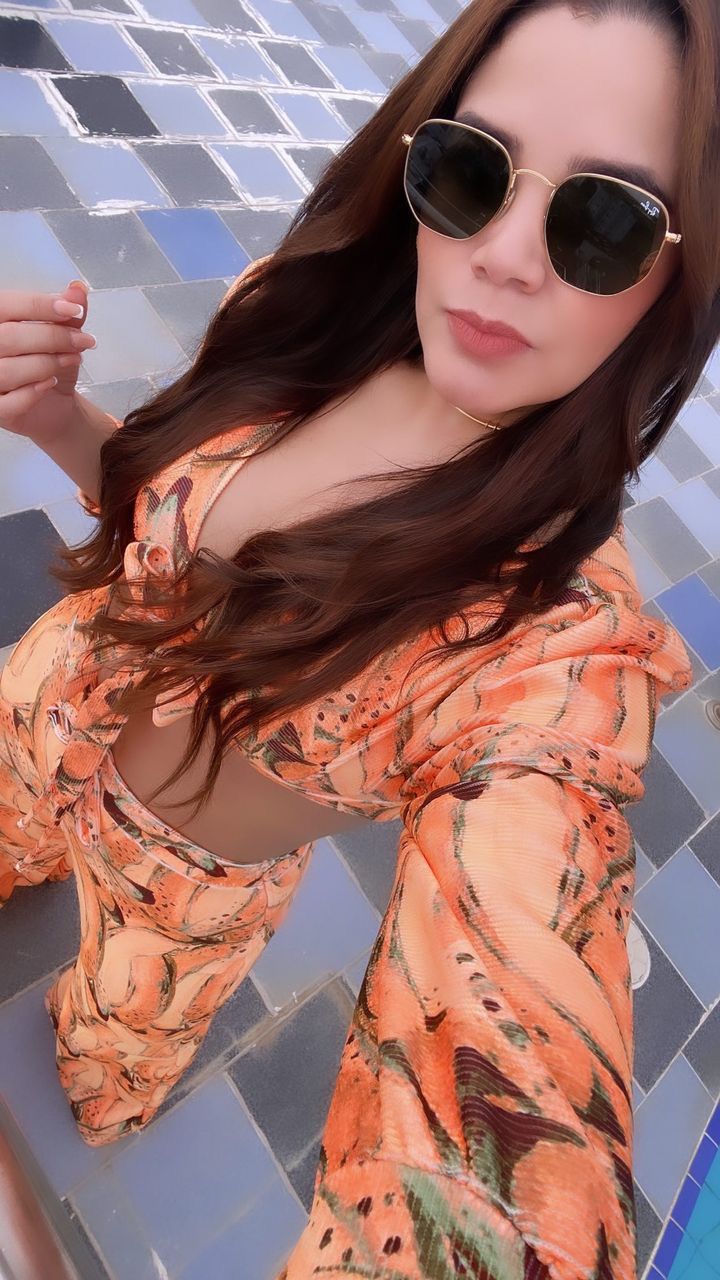 Orange Banana Crop Top