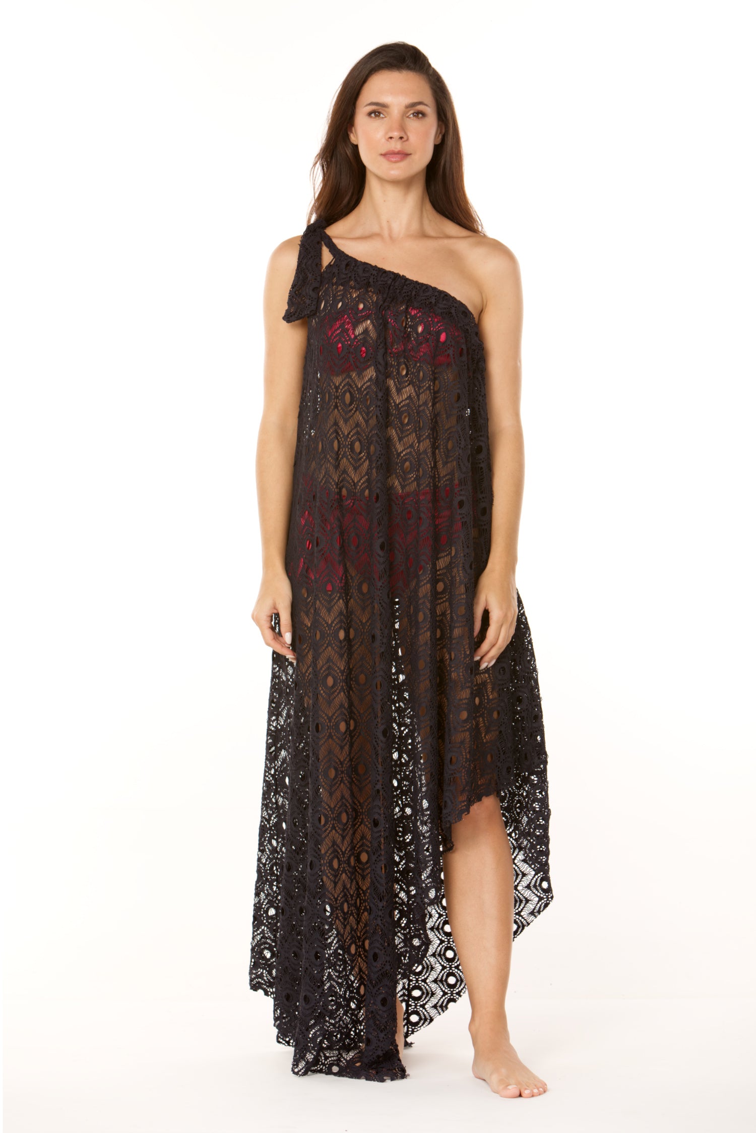 Black Mangle Long Dress