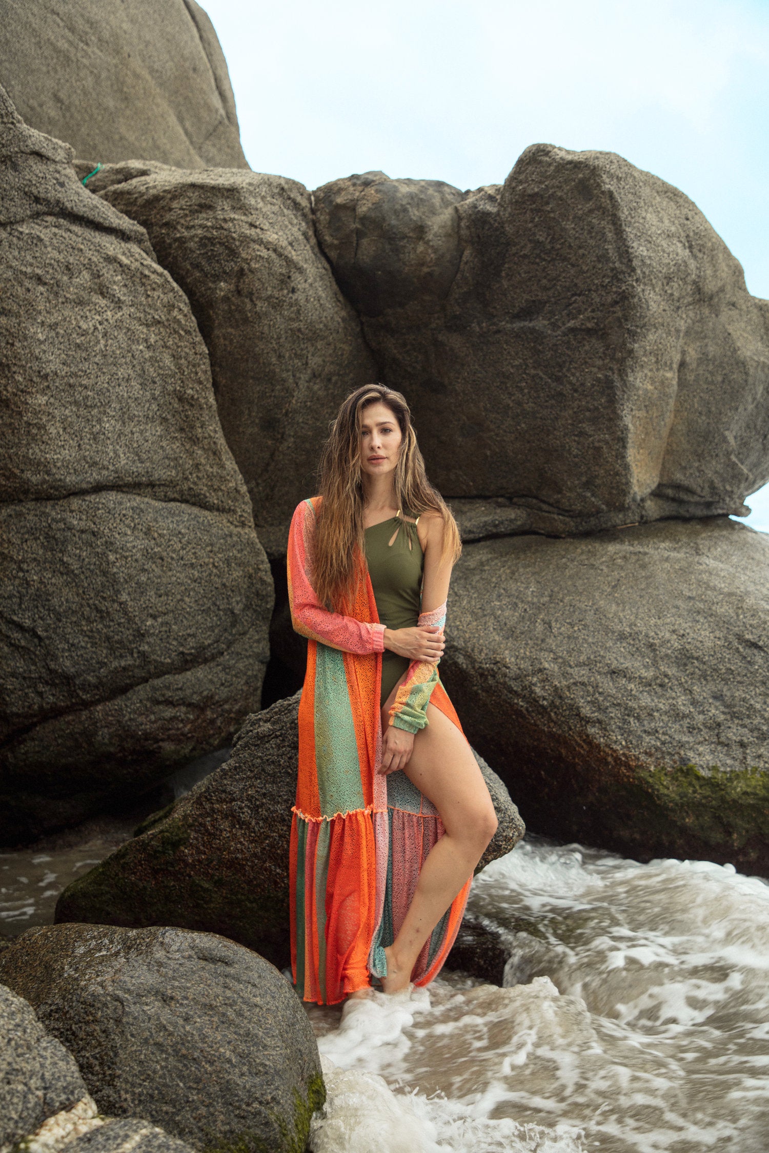 Orange Miramar Long Tunic
