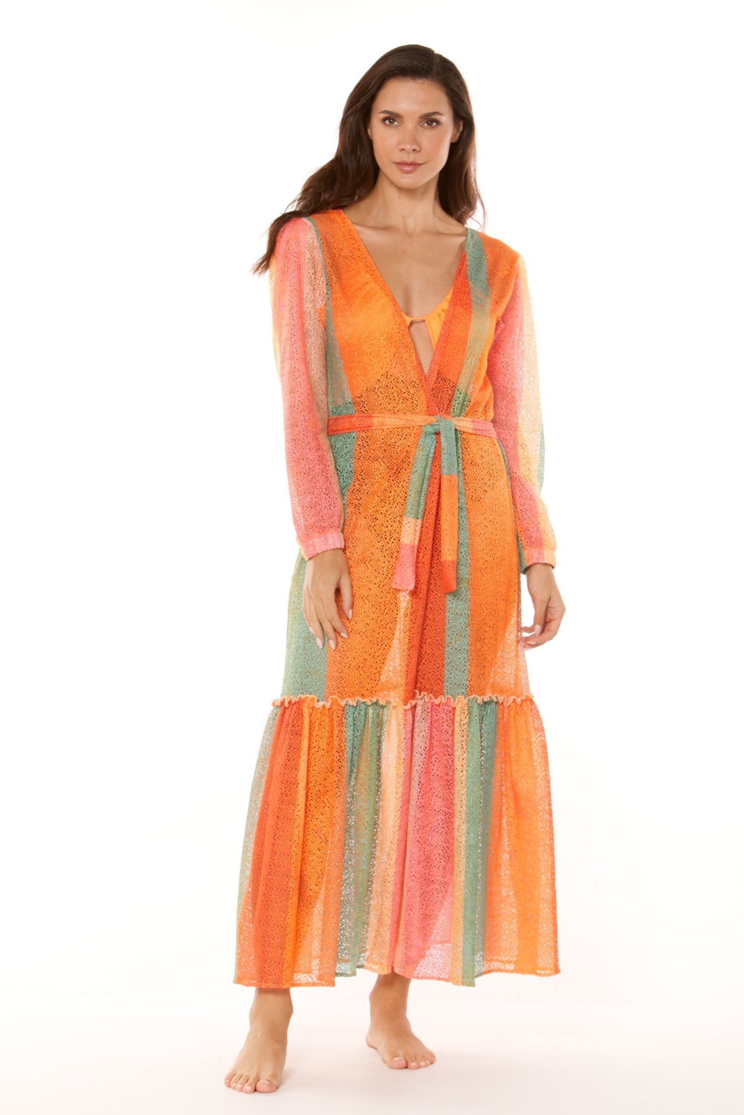 Orange Miramar Long Tunic