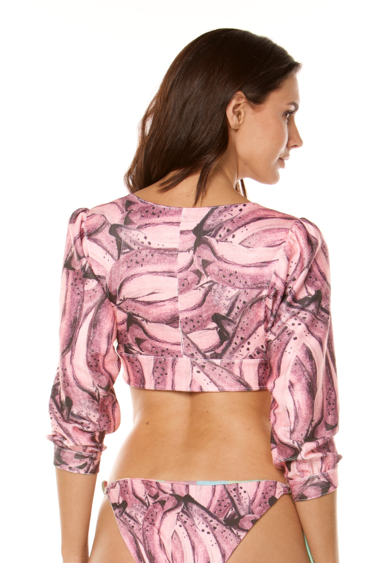 Pink Banana Crop Top