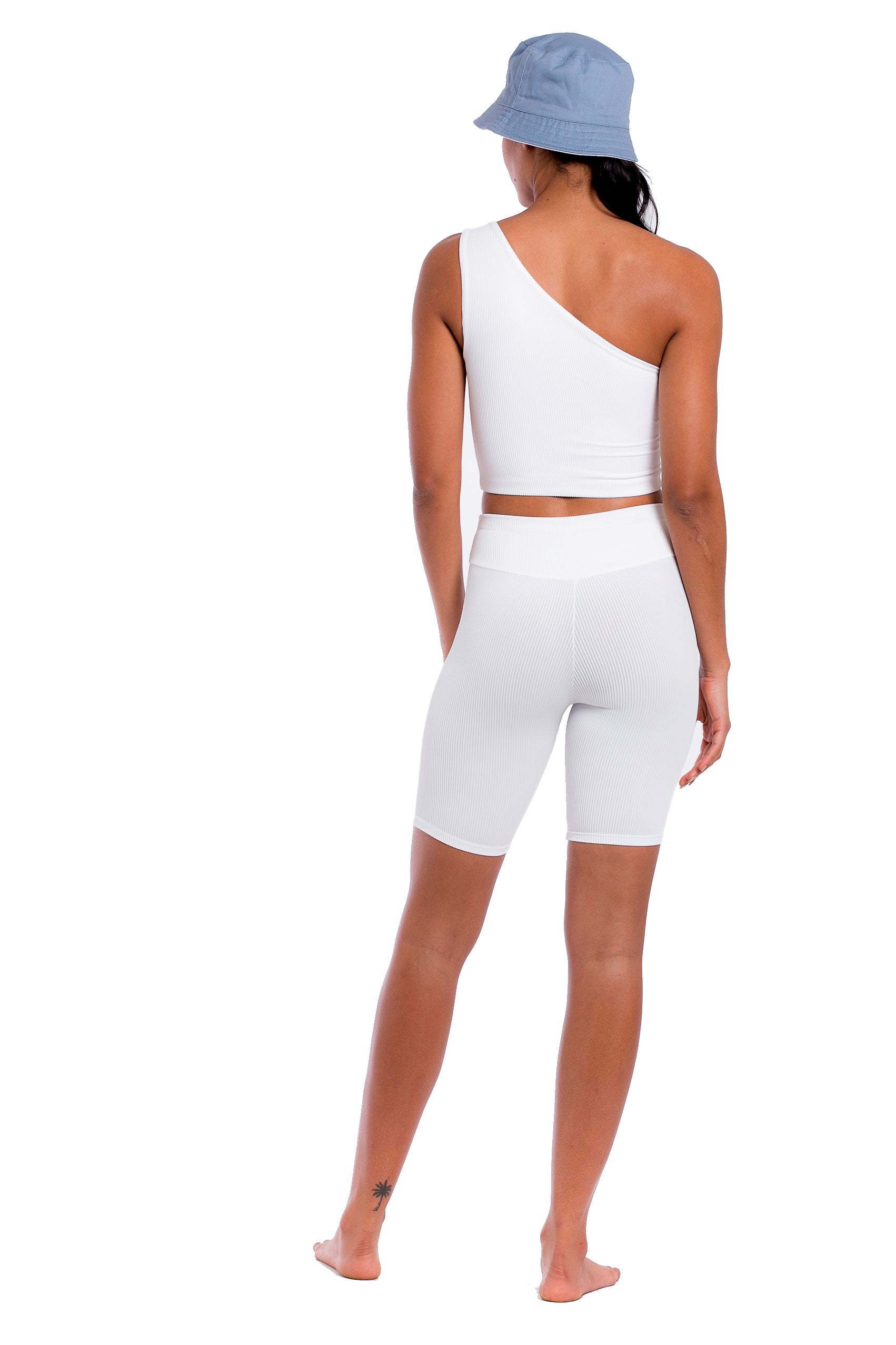 Natural White Icono Biker