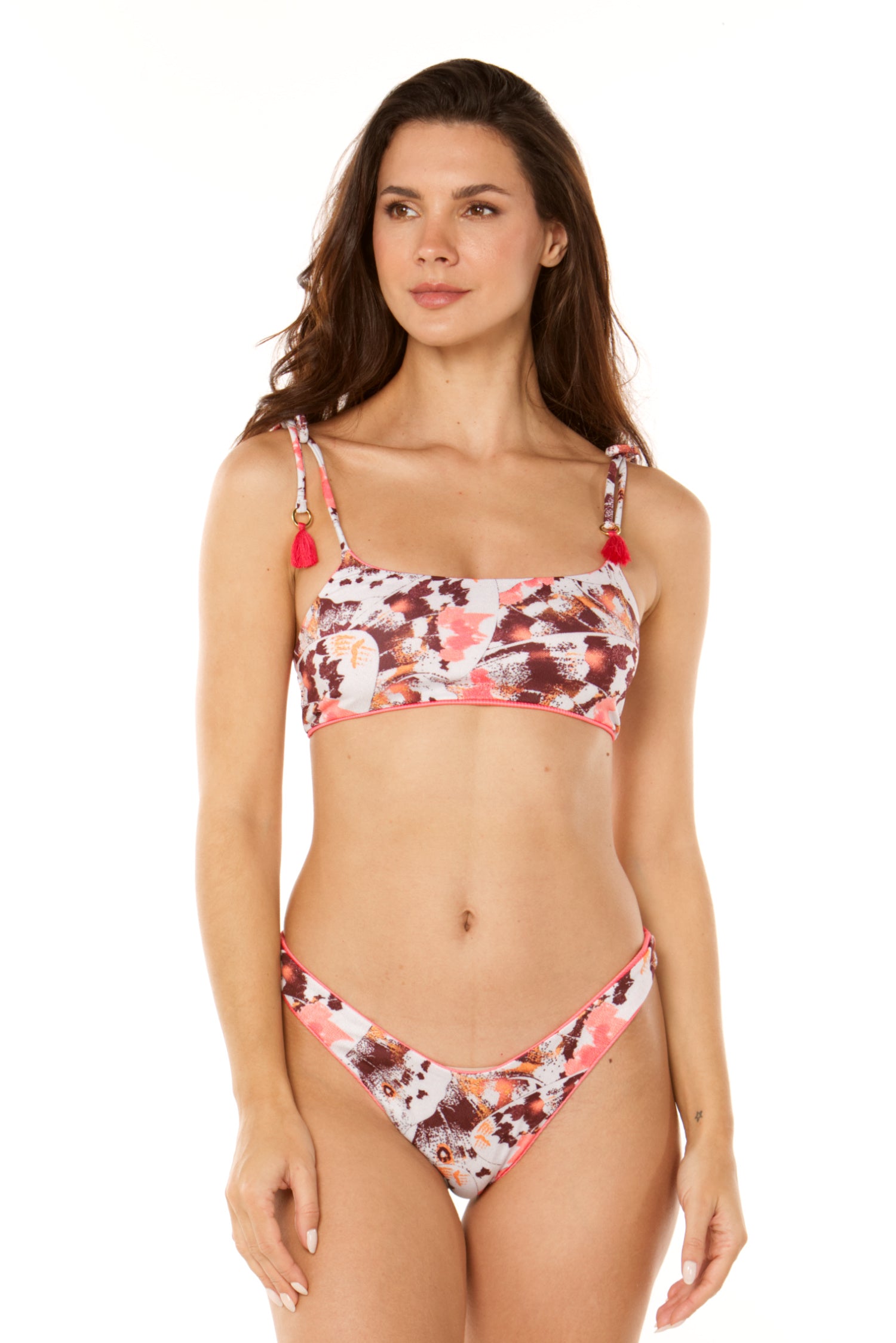 Coral Cometa Reversible Bikini