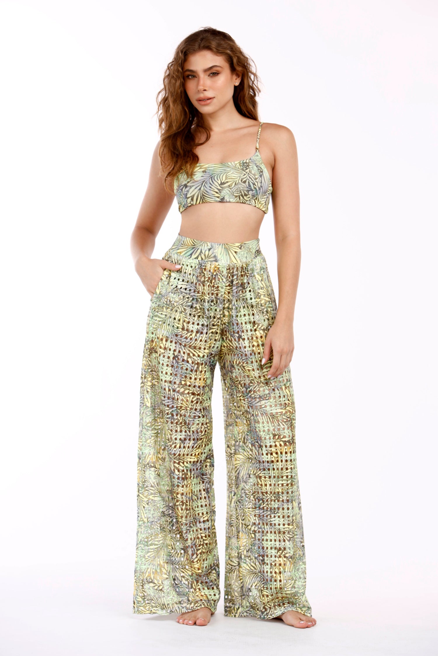 ONIX YELLOW PRINT PANT