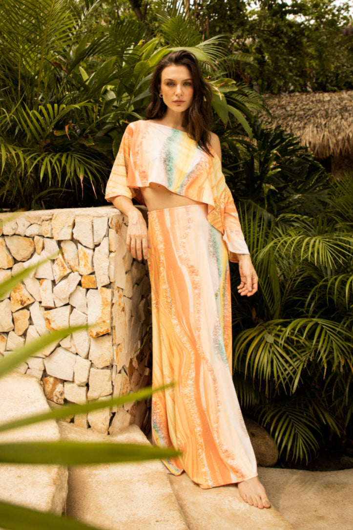 ZAFIRO PRINT SKIRT