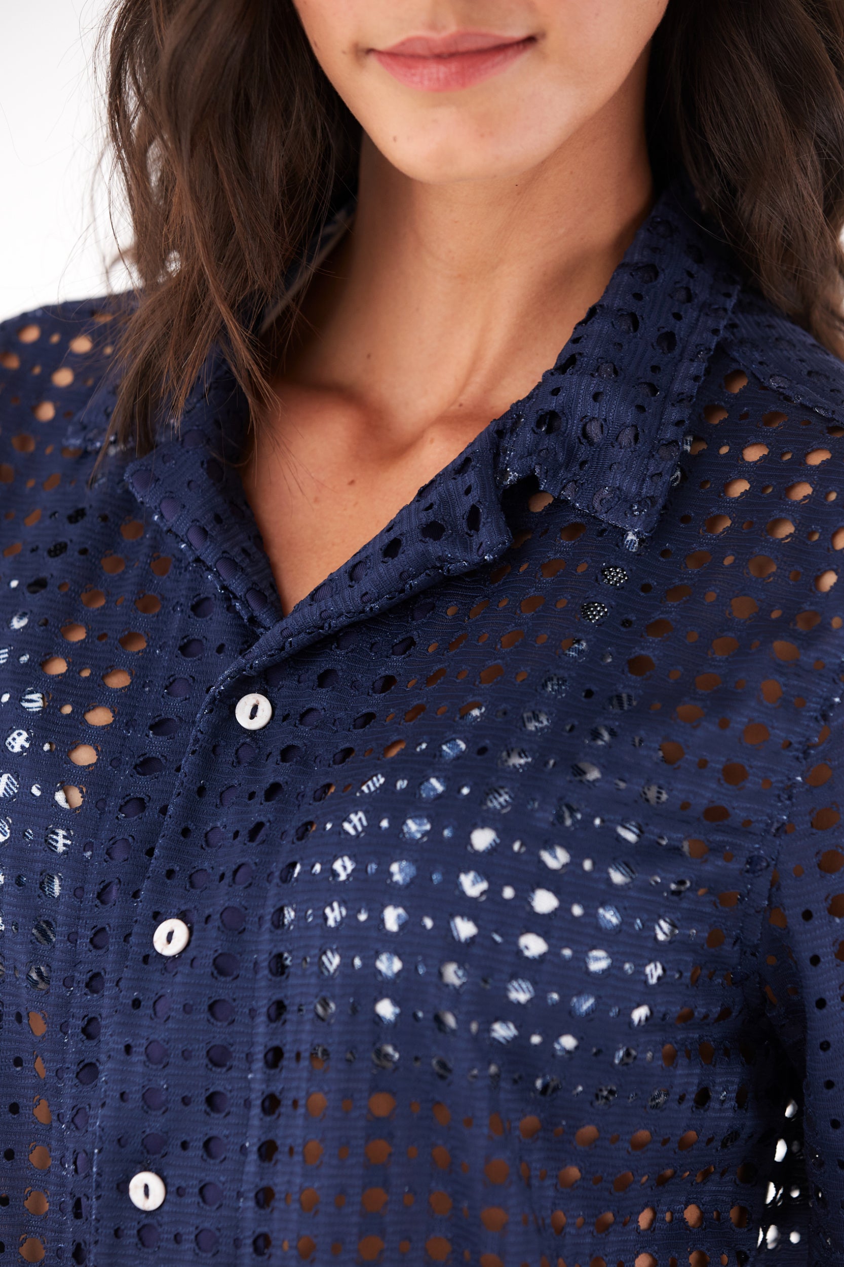 AVA DARK BLUE SHIRT