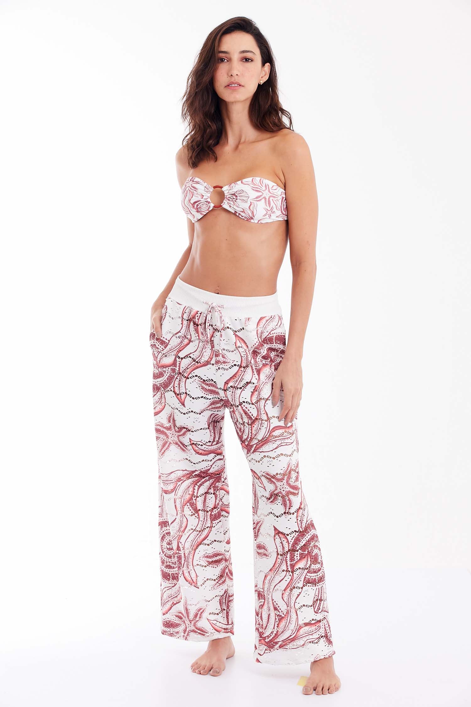 TATAN CHERRY PRINT PANT